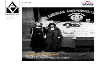 The History of the American Anti-Vivisection Society
