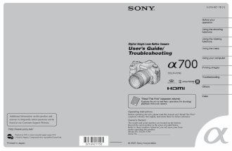 Sony α700
