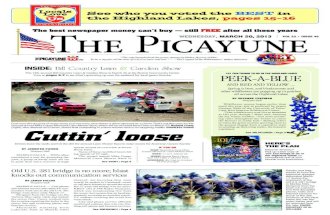 The Picayune - March 20, 2013 edition