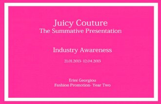 Juicy Couture Summative Presentation