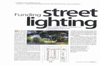 Funding Street Lighting
