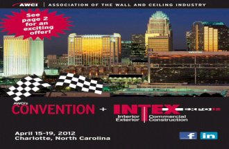 AWCI's Convention + INTEX Expo 12 Trade Show Brochure