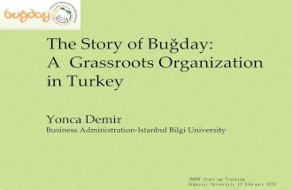 Entrepreneurs presentation, The story of Bugday
