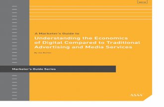 Understanding the Economics of Digital Compared to Traditional Advertising and Media Services