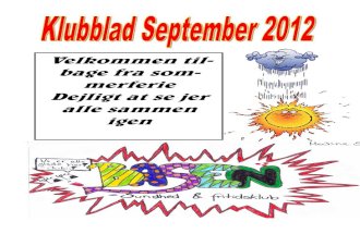 September klubblad