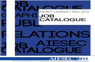 AIESEC Laurier Job Catalogue