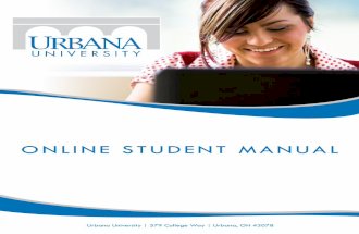 Urbana University Online Student Manual