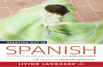 Starting Out in Spanish by Living Language - Excerpt