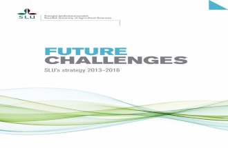 Future Challenges, SLU's strategy 2013-1016