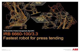 Fastest Robot for Press Tending | ABB Industrial Robot