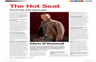 Interview with Chris O'donnell