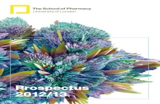 The School of Pharmacy Prospectus 2012