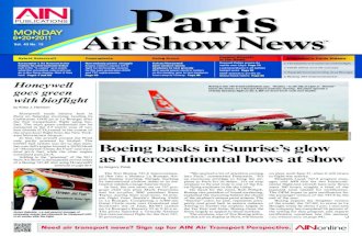 Paris Airshow News 6-20-11