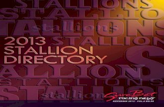 2013 Stallion Directory