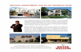 Derrick Ruiz's Recent Apartment Sales