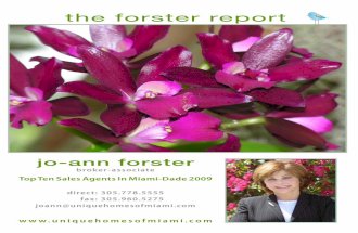The Forster Report