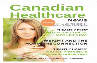 Canadian Healthcare News April