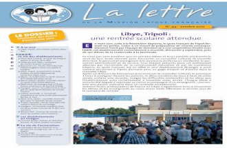 La Lettre, Numéro 99. Octobre 2012.