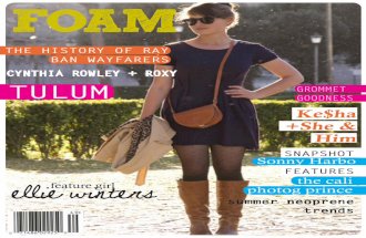 Foam Magazine Pages