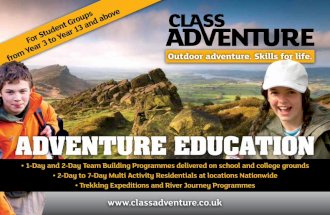 Class Adventure Brochure