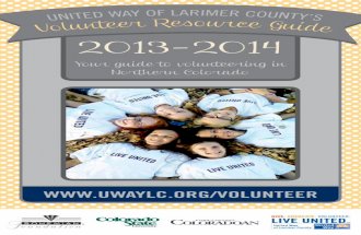 Volunteer Resource Guide 2013