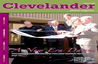 Clevelander Alumni Magazine (Spring 2009 Issue, Vol. 19)