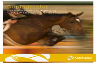 Adn håndbok dopingregler for hest