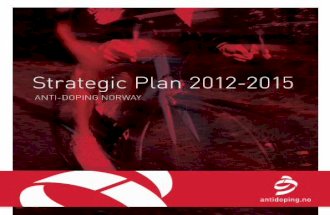Anti-Doping Norway - strategic plan 2012-2015