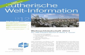 Lutherische Weltinformation 12/2013