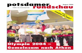 Potsdamer Rundschau, Ausgabe August 2004