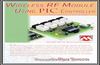 Wireless Radio Frequency Module Using PIC Microcontroller.