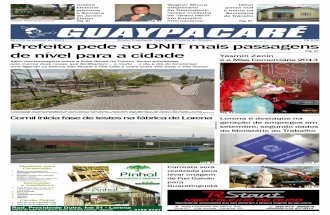 19 a 25 de outubro de 2013 - Jornal Guaypacaré