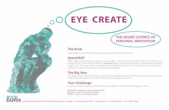 Eye Create: The Neuro Science of Personal Innovation