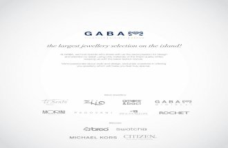 GABA Gioielli Silver Catalogue 2011