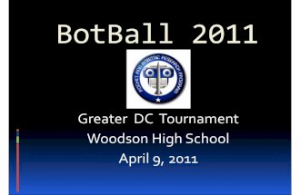 Botball 2011 On site presentation
