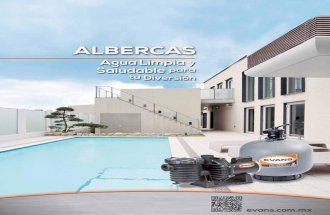 Catálogo de Equipo para Albercas Evans 2013