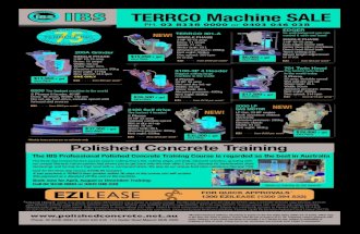 IBS Terrco Machine Sale