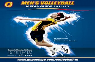 Queen's Gaels Men's Volleyball Media Guide 2011-12