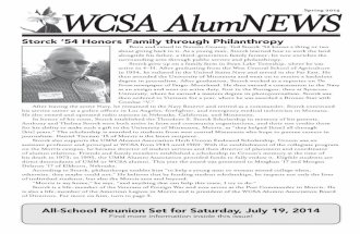 WCSA AlumNEWS Spring 2014