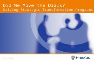 Driving strategic transformation programs webinar