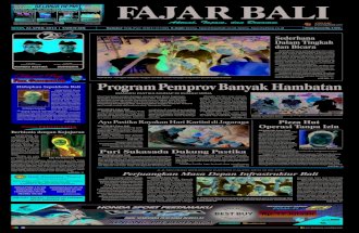 Fajar Bali Edisi 22 April 2013