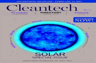 Solar Issue Spring 2013