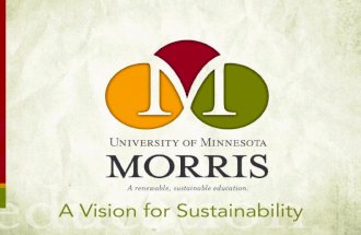 A Vision for Sustainability