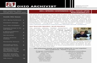 Ohio Archivist, Spring 2011