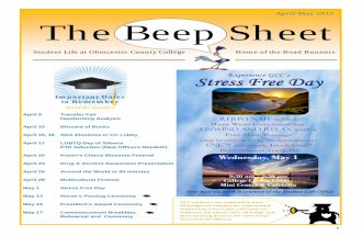 April/May 2013 Beep Sheet