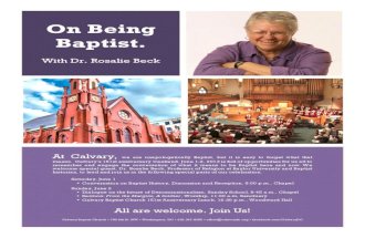 On Being Baptist with Dr. Rosalie Beck