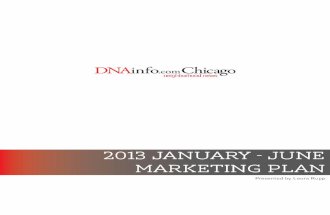 DNAinfo Chicago - Q1&Q2 Marketing Plan