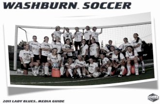 2011 Washburn Lady Blues Soccer Media Guide