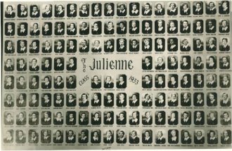 Julienne High School 1933 Senior Class Composite