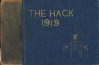 1919 Hack Yearbook